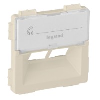Панель лицевая Valena Life для 2-м информационных розеток Rutenbeck сл. кость Leg 755381 Legrand