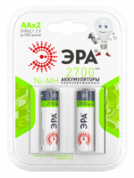 Аккумулятор HR6-2BL 2700mAh (20/240/6000) (AA) | C0038458 ЭРА (Энергия света)