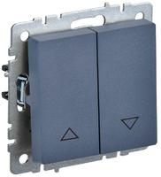 Выключатель жалюзи СП BRITE ВС10-1-5-БрМ 10А маренго IEK BR-V15-0-10-K35 (ИЭК)