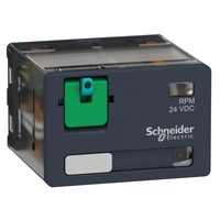 Реле силовое 4ПК 24В DC светодиод SchE RPM42BD Schneider Electric