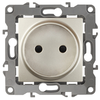 Розетка Эра 12 2P 16A-250В IP20 шампань СУ Б0018257 (Энергия света)