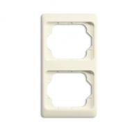 Рамка 2-м Alpha exclusive крем/бел. ABB 1754-0-3864