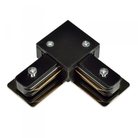 Соединитель для 2-х шинопроводов UBX-Q121 K21 BLACK 1 POLYBAG L-образный. 1ф. черн. Volpe UL-00001280 Uniel