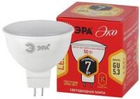 Лампа светодиодная ECO LED MR16-7W-827-GU5.3 (диод, соф, 7Вт, тепл, GU5.3) (1/10/200) (10/200/5600) ЭРА - Б0050183 (Энергия света)