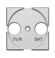 Панель лицевая для роз. TV/FM + SAT Axolute алюм. Leg BTC HC4212 Legrand