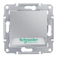 Кнопка выключателя СП Sedna с надп. подсвет. алюм. SchE SDN1700460 Schneider Electric