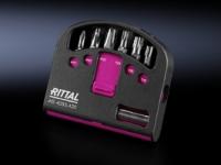 Набор бит AS TX25; TX30; TX40; PH1; PH2; PH3 с держателем (уп.6шт) Rittal 4053420