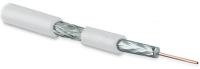 Кабель COAX-SAT703N-WH-500 коаксиальный SAT703N 75Ом жил. - 17 AWG (1.13мм медьsolid) экран фольга+оплетка (луженная медь 45проц.) общ. d6.6мм изоляция PVC бел. (бухта 500м) Hyperline 49103