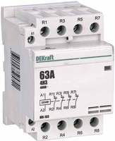Контактор модульный 4НЗ 63А 230В МК-103 | 18091DEK DEKraft Schneider Electric