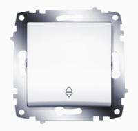 Механизм переключателя 1-кл. 1мод. СП Cosmo 10А IP20 (сх. 6) бел. ABB 619-010200-209