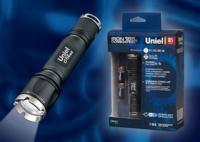 Фонарь рабочий Premium «Iron domination 185 +» P-ML072-BB Black алюм, XP-E {Q4} CREE LED, ной короб, 2 х CR123A в/к, черн | 05723 Uniel