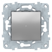 Светорегулятор Wiser UNICA NEW LED нажимной универсальный 7-200Вт алюминий - NU551530 Schneider Electric