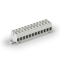 Блок клеммный Compact 12-полюсный с защитой проводов, Cu 6 мм, 750 В - KR8121 Ensto