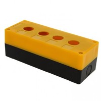 Корпус КП104 пластиковый 4 кнопки желтый EKF PROxima | cpb-104-o