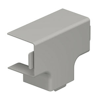 Крышка T-образной секции кабельного канала WDK 30x30 мм (ПВХ,серый) (WDK HT30030GR) | 6158536 OBO Bettermann