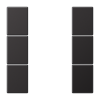 Набор накладок 3 группы комплект dark (лакированный алюминий) JUNG AL2503TSAD