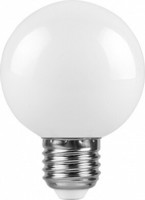 Лампа светодиодная LED 3вт Е27 2700K шар G60 FERON 25903