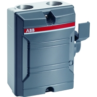Выключатель в боксе управление сбоку алюминий 3р 40А KSE340 TPN - 2CMA142415R1000 ABB