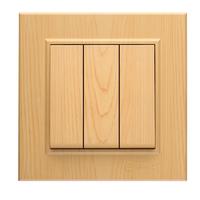 Выключатель 3-кл. СП Karea 10А IP20 сосна Makel 56105091