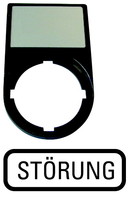 Шильдик (STORUNG) с держателем 30х50, цвет черный, M22S-ST-D8 - 216489 EATON