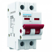 Выключатель нагрузки HSD100S 2PDSS0000C 00063 2 полюса 63А | 13.04.000951 HYUNDAI