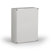 Cubo O 300 x 400 132 мм, глухая стенка, серая крышка, PC, IP 66/67 - OPCP304013G Ensto