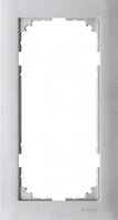 Рамка 2-м M-Pure без перегородки алюм. SchE MTN4025-3660 Schneider Electric