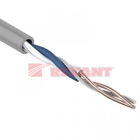Кабель UTP 1х2х24AWG кат.5е медь бухта (м) Rexant 01-0002