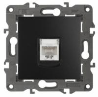 Компьютерная розетка Эра 14-3107-05 RJ45 8p8c 250В IP20 встраиваемая антрацит Б0034306 (Энергия света)