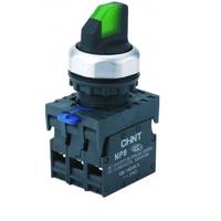 Переключатель с подсветкой NP8-11XD/213 2 полож. фиксацией 1НО+1НЗ зел. AC 110В-230В(LED) IP65 (R) CHINT 667149