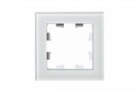 Рамка 1-м AtlasDesign Nature стекло бел. SchE ATN320101 Schneider Electric
