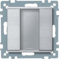 Выключатель 1-кн. СП SM PLUS алюм. SchE MTN627560 Schneider Electric