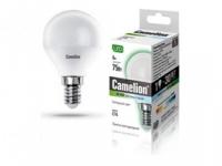 Лампа светодиодная LED8-G45/845/E14 8Вт шар 4500К бел. E14 750лм 170-265В Camelion 12393