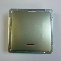 Механизм переключателя перекрестного 1-кл. СП W59 16А IP20 250В 16AX с подсветкой шампань SchE VS616-157-4-86 Schneider Electric