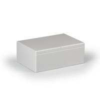 Cubo D 160 x 240 91 мм, глухая стенка, серая крышка, PC, IP 66/67 - DPCP162409G Ensto