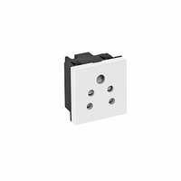 Розетка одинарная 0° ЮАР/Индия, 16А, 250 В (белый) (STD-IN0M RW1) | 6120728 OBO Bettermann