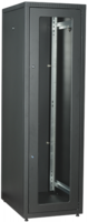 Шкаф сетевой LINEA E 33U 600х800мм стекл. передняя дверь задняя металлическая черн. ITK LE05-33U68-GM IEK (ИЭК)