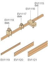 Крепление кабеля d4-35мм2 на шину EV1115 (100шт) | EV1118 ABB