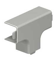 Крышка T-образной секции кабельного канала WDK 25x40 мм (ПВХ,серый) (WDK HT25040GR) | 6158501 OBO Bettermann