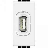 Разъем для зарядки USB белый LL Legrand N4285C