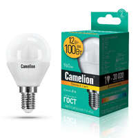 Лампа светодиодная LED12-G45/830/E14 12Вт 220В Camelion 13693