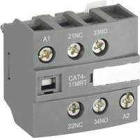 Блок контактный дополнительный CAT4-11MRT для контакторов AF..RT и NF..RT|1SBN010154R1111| ABB