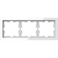 Рамка 3-м Merten D-Life SD бел. кристалл SchE MTN4030-6520 Schneider Electric