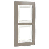 Рамка 2-м Unica Хамелеон верт. индиго./кор. SchE MGU6.004V.574 Schneider Electric