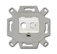 Суппорт для RCA-разъемов (колокольчик/тюльпан) белый - 2CKA000230A0445 ABB 0230-0-0445