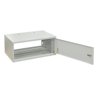 Шкаф настенный WZ-3684-01-00-011 (19"),серия SJK,4U,230х515x300,стальн.дв.,без задней панели,сер. (RAL 7035) собр. | 34269 Zpas