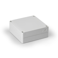 Cubo S 125 x 50 мм, 25 мм основание, глухая стенка, серая крышка, PC, IP 66/67 - SPCP131305LG Ensto