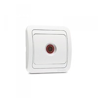 Розетка TV 1-м СП Mimoza 16А IP20 бел./бел. Makel 12007
