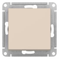 Переключатель одноклавишный ATLASDESIGN схема 6 10АХ механизм бежевый - ATN000261 Schneider Electric
