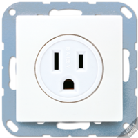 Розетка системы US-NEMA 15А 125V JUNG A521-15